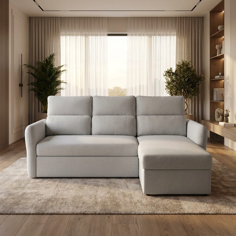 L-Shape Storage Bed